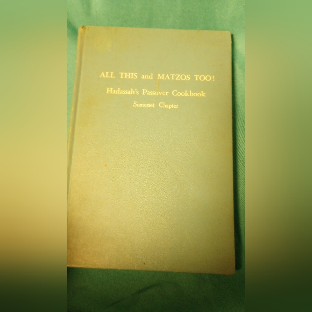Hadassah's Passover Cookbook